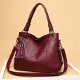 thumbnail image 5 of Bolso de mano informal de marca para mujer, bolso de mano de lujo, bolso grande de piel auténtica con borlas, bolso cruzado para mujer 2024 Sac A Main, 5 of 5