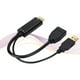 thumbnail image 3 of Cable adaptador convertidor HDMI a DP con pantalla HD multifunción 4K 10MB/S, 3 of 5