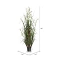 thumbnail image 4 of Vickerman 48" Artificial Potted Green Grass and Eucalyptus., 4 of 5