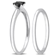 thumbnail image 3 of Everly Women's Diamond 14k White Gold Bridal Set, 3 of 7