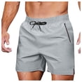 thumbnail image 3 of Fgnfyis Men's Gym Shorts Linerless 5 Shorts for Men Light Gray M, 3 of 9