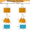 thumbnail image 3 of Bolsa Playera Tote QOGiR de Neopreno Multipropósito Naranja/Azul Grande, 3 of 7