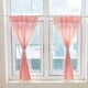 thumbnail image 5 of Nvzi Blackout Tie Up Shade Window Curtains Star Pattern Darkening Thermal Insulated Window Curtain Adjustable Balloon Curtain for Small Window Rod Pocket (46x63,Beige), 5 of 5