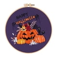 thumbnail image 2 of CJiaWei Halloween Present Suitable For Beginners Adults Autumn Halloween Embroidery Handmade Embroidery Beginner Kit With Printed Embroidery Patterns DIY Handmade Embroidery Kit, 2 of 4