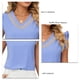 thumbnail image 5 of Tops de encaje con cuello en V para mujer,Tops de encaje con cuello en V para mujer Blusa de gasa con cuello en V para mujer Rendimiento finamente afinado, 5 of 6