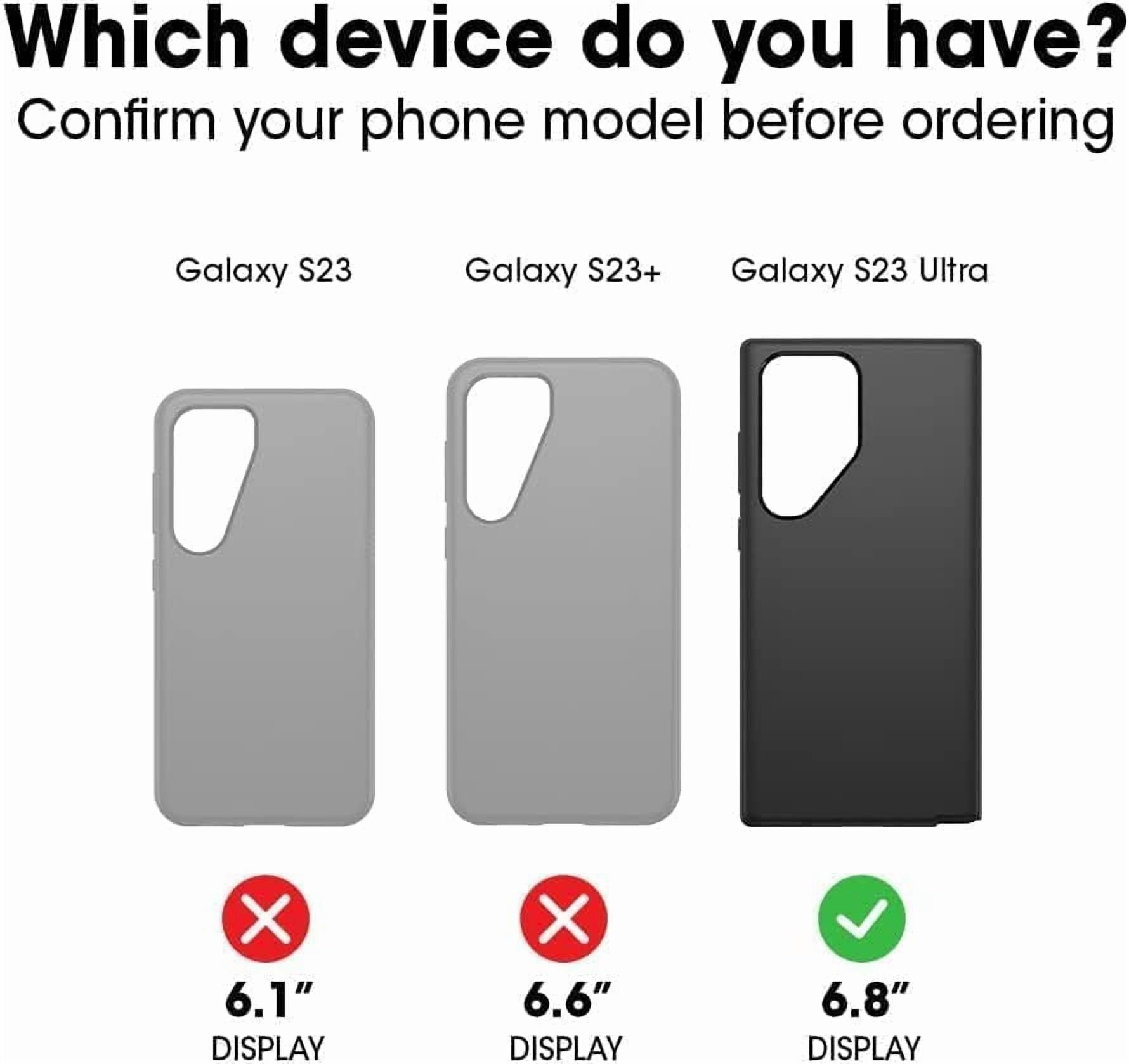 OtterBox Galaxy S23 Ultra (Only) - Defender Series Pro Case - Lichen the Trek (Green) - Rugged & Durable - with Port Protection - Holster Clip Kickstand - Non-Retail Packaging
