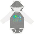 thumbnail image 3 of Inktastic My Granny Loves Me Cute Elephants Boys or Girls Long Sleeve Baby Bodysuit, 3 of 5