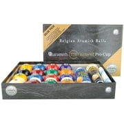 Aramith Tournament Duramith Pro Cup Value Pack Billiard Ball Set, 2-1/4