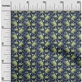 thumbnail image 2 of oneOone Georgette Viscose Navy Blue Fabric Florals Craft Projects Decor Fabric Printed By The Yard 42 Inch Wide, 2 of 4