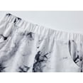 thumbnail image 5 of Topgal 100% Cotton Tie Dye Black & White Crop Top & Shorts Clothes Set Outfit for Big Girls Size 12/14, 5 of 5