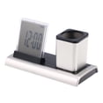thumbnail image 1 of Pen Holder School Office Supplies Creative Colorful LCD Display Electronic Digital Desk Table Calendar Thermometer Alarm Clock, 1 of 6