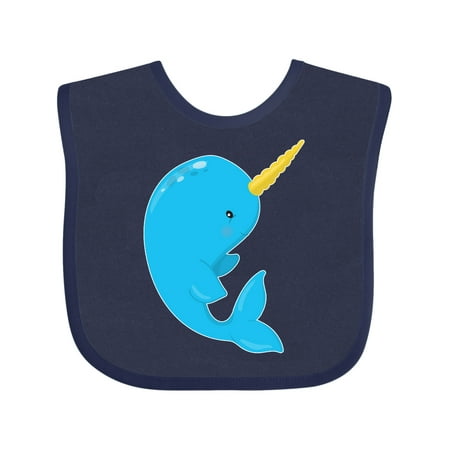 

Inktastic Narwhal Gift Baby Boy or Baby Girl Bib