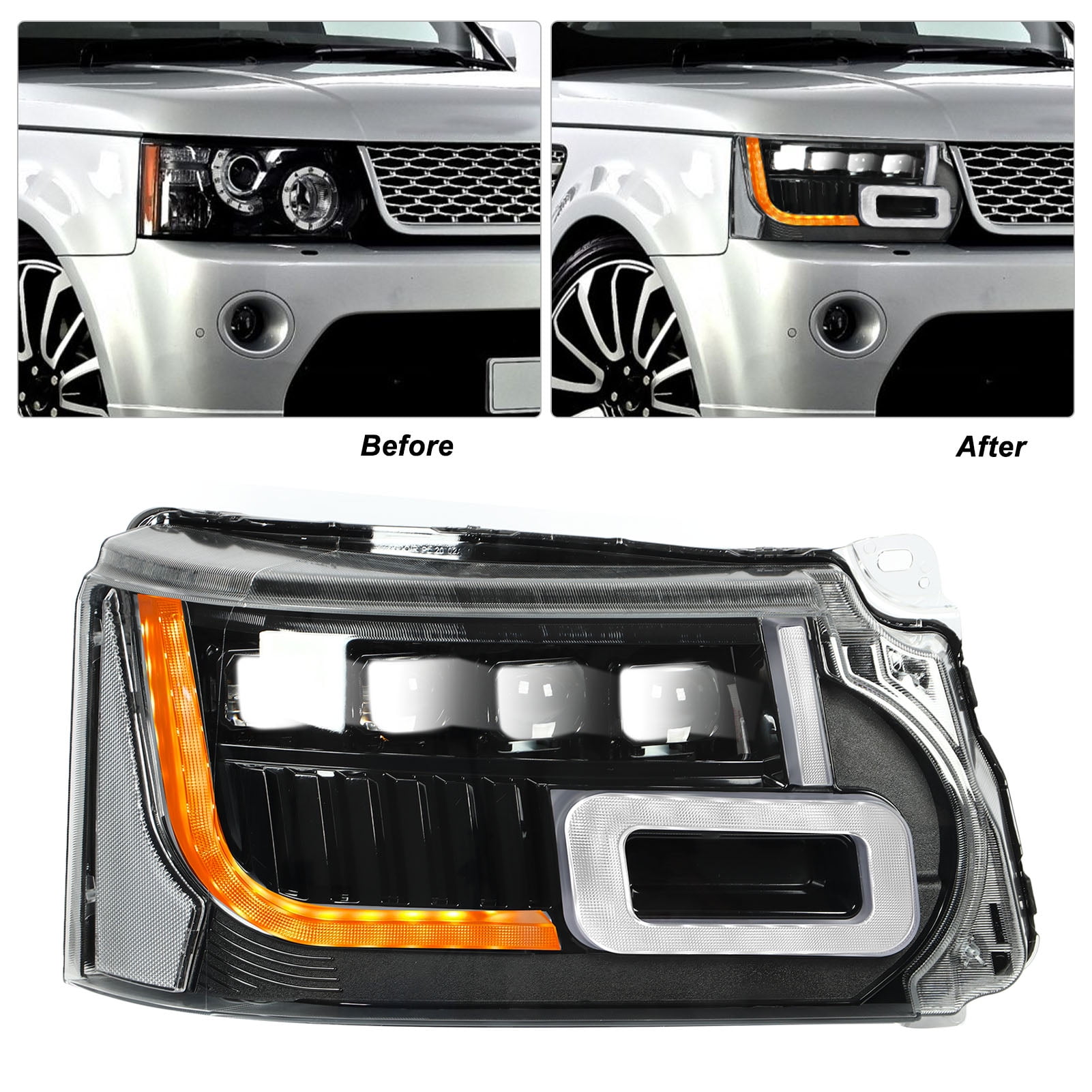 Aramox Car LED Headlight, Facelift Style Full LED Matrix Headlight