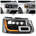 thumbnail image 3 of Aramox Car LED Headlight, Facelift Style Full LED Matrix Headlight Projector Replacement For Land Rover Range Rover Sport L320 Facelift 2010 To 2013, 3 of 8