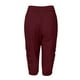 thumbnail image 4 of WILLBEST Pantalones Casuales para Mujer, Cintura Elástica, Bolsillos, Color Liso, para el Trabajo Diario. Mediana, 4 of 4