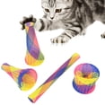 thumbnail image 3 of 10pcs Cat Spring Toy Funny Jumping Catcting Toy Pet Colorful Interactive Telescopic Tube Flexible Spiral Spring Cat Chewing Toy 10pcs, 3 of 6