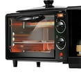 thumbnail image 4 of Rongfmy 3 in 1 Breakfast Center Station Portable Toaster Oven for Bread Egg Sausages, 4 of 10
