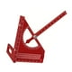 thumbnail image 2 of Regla de medición multiángulo 3D de escuadra de carpintero, transportador cuadrado de aleación de aluminio Rojo, 2 of 8