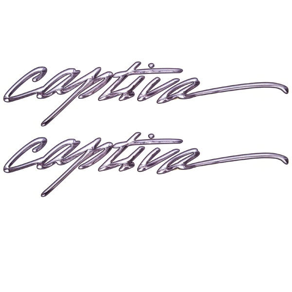 Rinker Boat Emblem Decal Sticker Captiva (Pair)