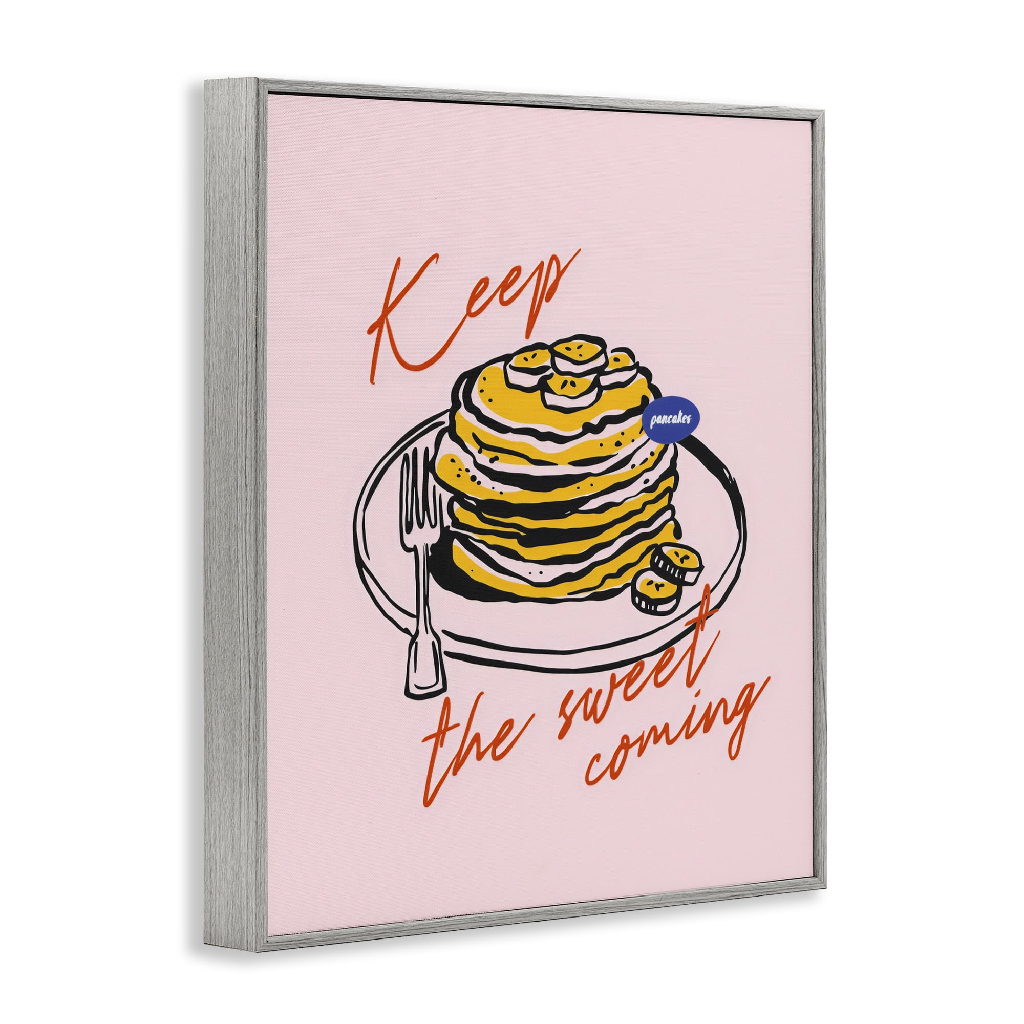 Stupell Industries Keep The Sweet Coming Gray Framed Giclee Art, design by The Prints Vibe