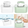 thumbnail image 4 of Calentador de pañales de gran capacidad con USB, calor constante, silencioso, 10 W, caja para calentar servilletas para uso doméstico, color blanco, 4 of 5