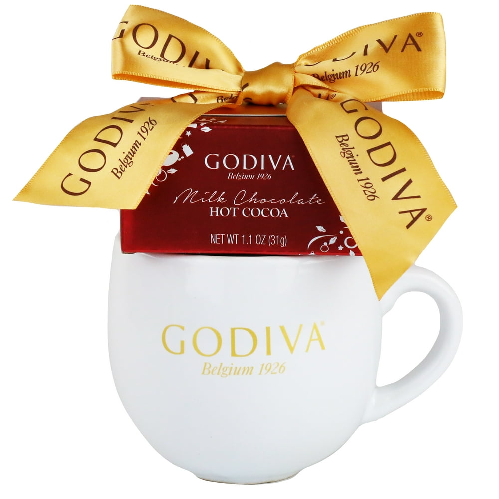 Godiva Hot Cocoa and Mug Gift (Color Will Vary) Walmart