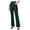 Army Green, variant on Womens Slim Fit High Waisted Bootcut Work Pants Dressy Wrinkle Free Suit Trousers Tailored Slacks for Business Office with Pockets Belt Loops, Navy, S