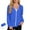 Blue, variant on EchfiProm Zip-up Waterproof Jackets for Women Lightweight Blue Cycling Hooded Windproof Packable Outwear