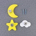 thumbnail image 1 of GOOHOCHY 2 Pcs Poignées de Porte en Caoutchouc en Forme de Lune pour Armoire et Commode à Domicile, 1 of 8
