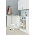 thumbnail image 3 of Rubbermaid Two-Step Folding Foot Stool - Foldable, 2 Step - White — Residential Use, Standard Application, 3 of 7