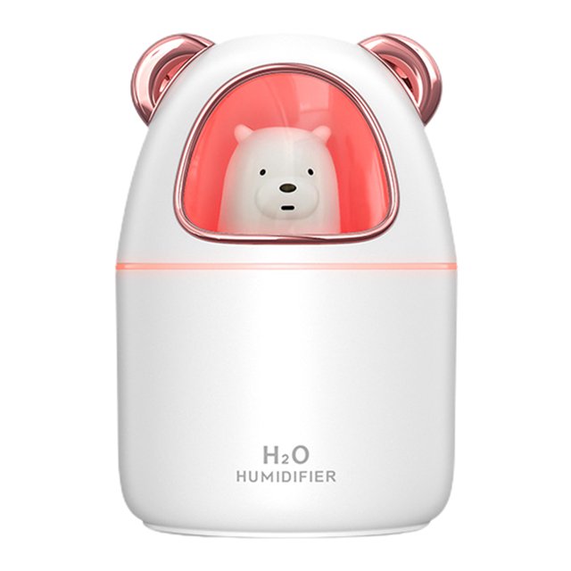 Humidificador USB con modo de niebla ajustable, apagado automático sin agua para dormitorio, hogar y oficina