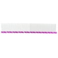 thumbnail image 2 of Stainless Steel Teeth Comb, Two Different Densities Static-Free Pet Comb   for Combing Hair Red,Purple, 2 of 7