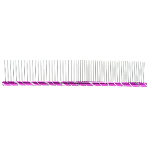 Cat Comb, Static-Free Safe Dog Comb Durable With Comfortable Grip For Pets For Combing Hair Purple