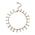 thumbnail image 1 of 1 Uds. (oro) tobillera Bohemia con colgantes de cristal, tobillera con cuentas, tobillera con flecos de diamantes de imitación, tobillera dorada con joyería de borla Sailing Electrónica, 1 of 5