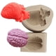 thumbnail image 1 of Molde de Silicona DIY Afortunado Corazón y Cerebro Halloween, 1 of 5