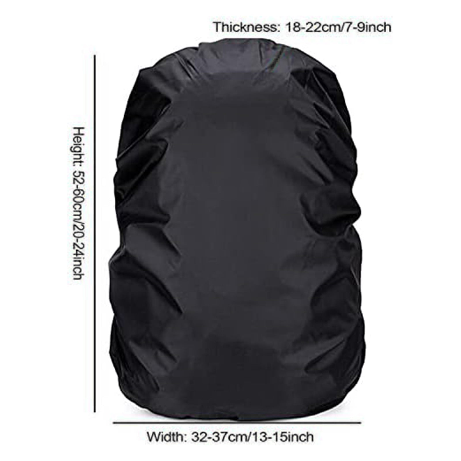Housse de sac à dos en nylon Housse de pluie 45L Housse de pluie antidérapante portable pour sac à dos, sangle à boucle antidérapante à triple étanchéité améliorée pour le camping, la Housse de sac à dos en nylon Housse de pluie 45L Housse de pluie antidérapante portable pour sac à dos, sangle à boucle antidérapante à triple étanchéité améliorée pour le camping, la
