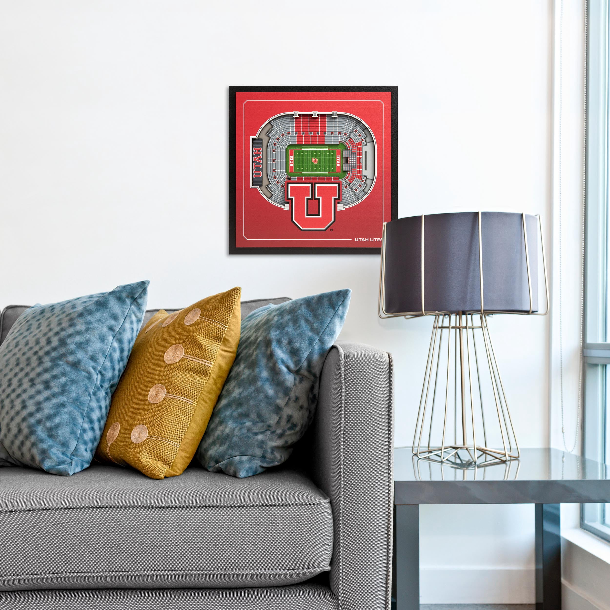 YouTheFan NCAA Utah Utes Stadium Series 3D Wall Art
