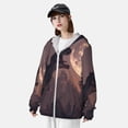 thumbnail image 3 of Lsque Dinosaur Moonlit Forest UPF 50+ Lightweight Sun Protection Men's Women's Long Sleeve Shirt, Hoodie Performance -X-Large, 3 of 9