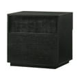thumbnail image 4 of Petra 1 Drawer Wood Nightstand in Black Finish, 4 of 6