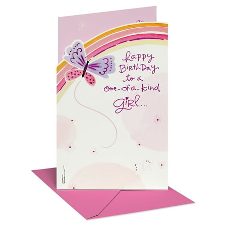 American Greetings Birthday Card for Girl (One-of-a-Kind Girl)