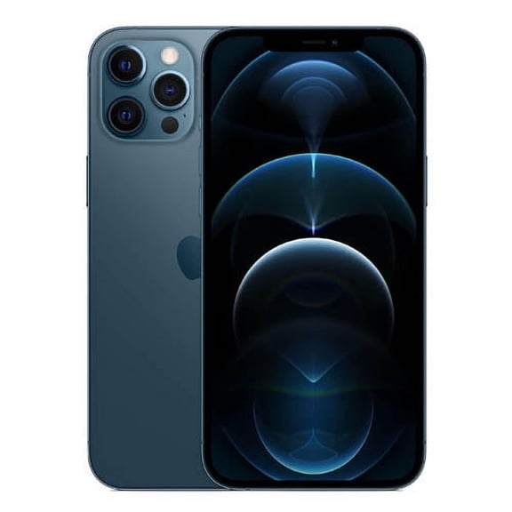 Pre-Owned Fully Unlocked Apple iPhone 12 Pro Max Cell Phone 512GB 6GB RAM Pacific Blue