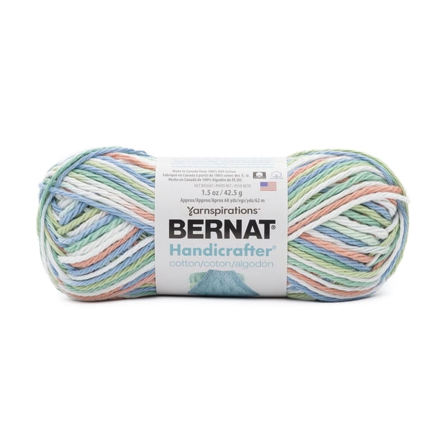 Bernat® Handicrafter® Ombre Yarn, Cotton #4 Medium, 1.5oz/42.5g, 68 Yards