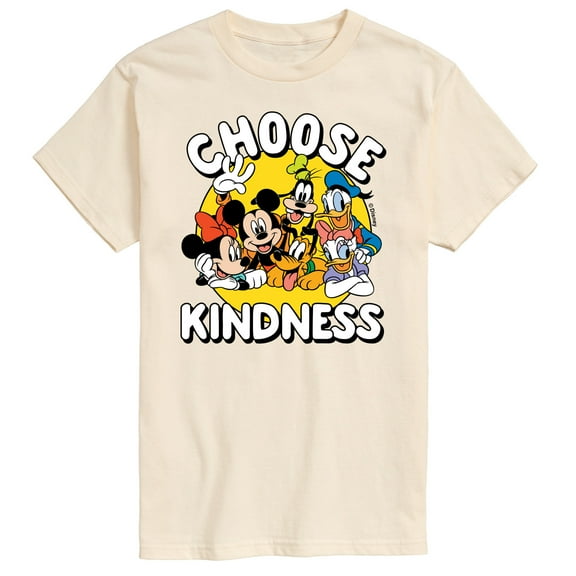 Mickey & Friends - Choose Kindness - Men's Short Sleeve Graphic T-Shirt
