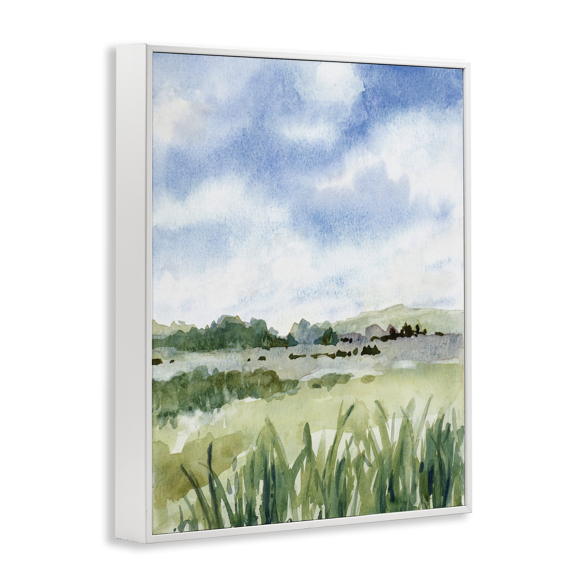 Stupell Industries Fresh Spring Morning White Framed Giclee Art, design by Lanie Loreth