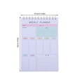 thumbnail image 2 of Greenadscape De Notas Semanal Sin Fecha Con Para Organizar Diarias, 2 of 7