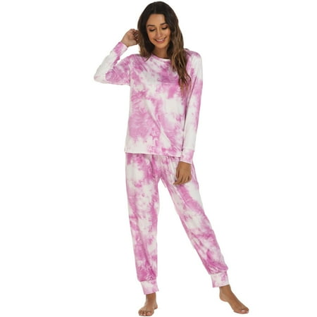 

KaLI_store Soft Womens Pajama Sets Women s 4Pcs Sleepwear Satin Floral Lace Trim Cami Pajama Set With Robe