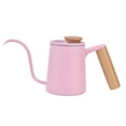 thumbnail image 3 of Gooseneck  Drip Kettle, Long Gooseneck  Kettle Multilayer Pink Ergonomic  For Halogen Stove 350ml, 3 of 8