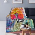 Gorilla Tag Blanket Super Soft Flannel Blanket Throw Lightweight Sofa Throw Blanket Warm