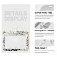 thumbnail image 4 of Zufioo Tropical Leaves Print Work Badge Protective Case, Waterproof Lanyard, Badge Transparent Clip, Suitable for Induction Card Badge Swipe Credit Card, 4 of 7
