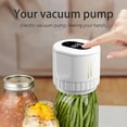 thumbnail image 4 of Electric Mason Jar Vacuum Sealer Kit Portable Cordless Automatic Jar Sealer for Food Storage and Fermentation Free Gift Mason Jar Lid, 4 of 10